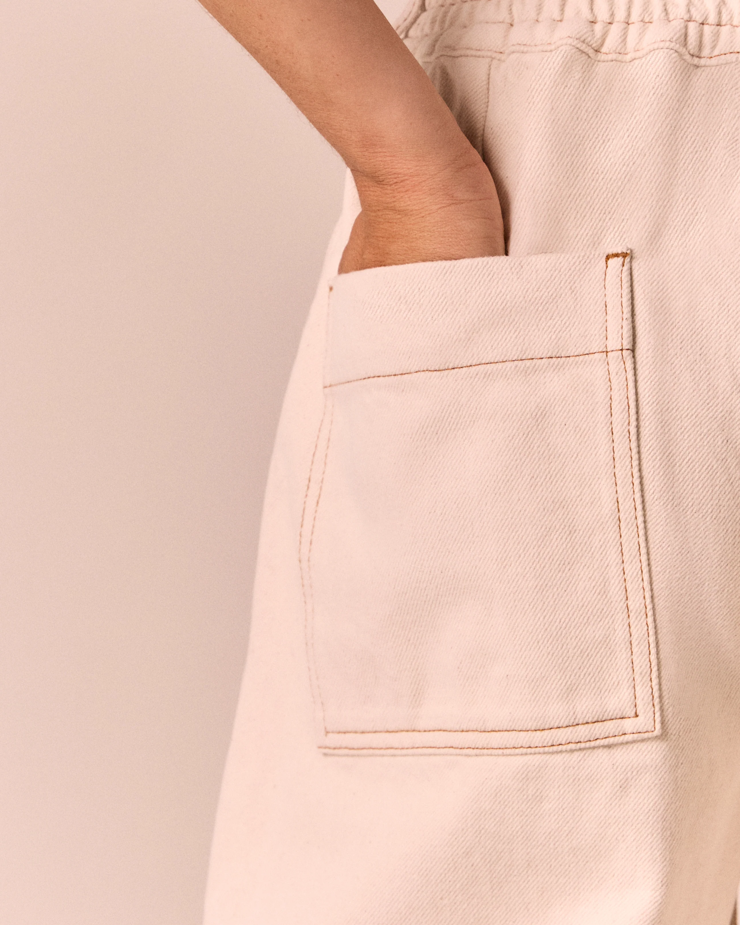 Arden Ecru Denim Jeans - Image 5