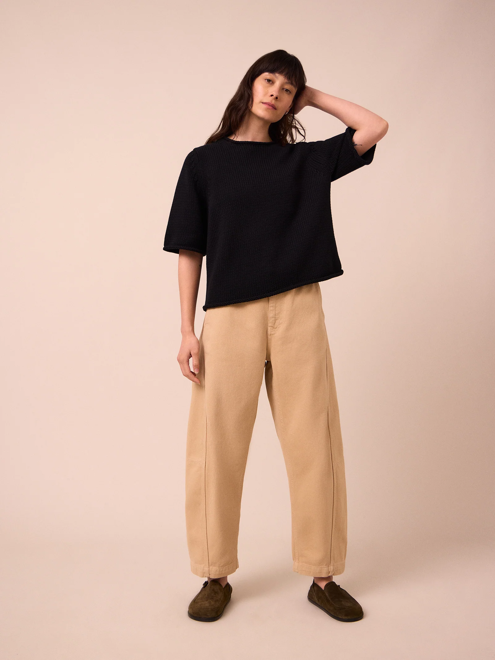 Bailey Black Cotton T-Shirt - Image 2