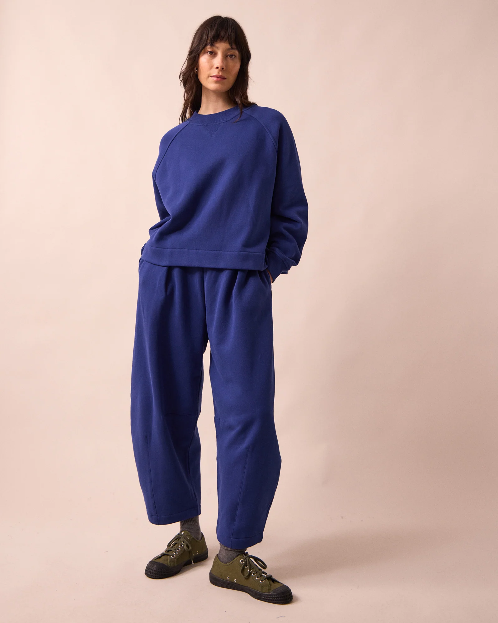 Daisy French Blue Fleece Joggers