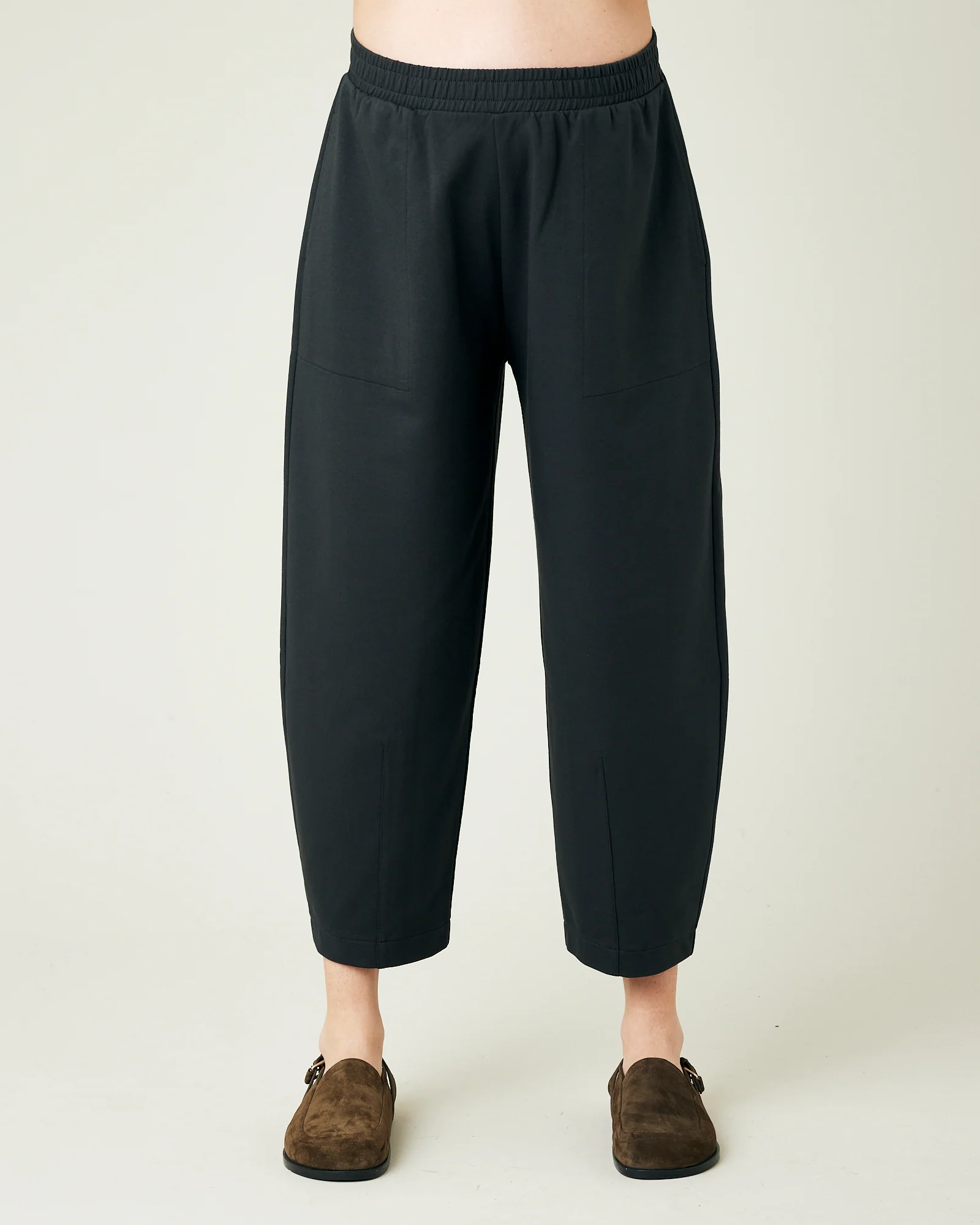 Huxley Slate Cotton Jersey Trousers - Image 11