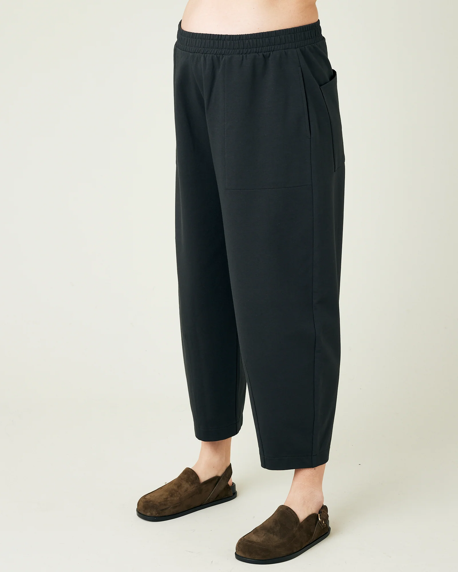 Huxley Slate Cotton Jersey Trousers - Image 12