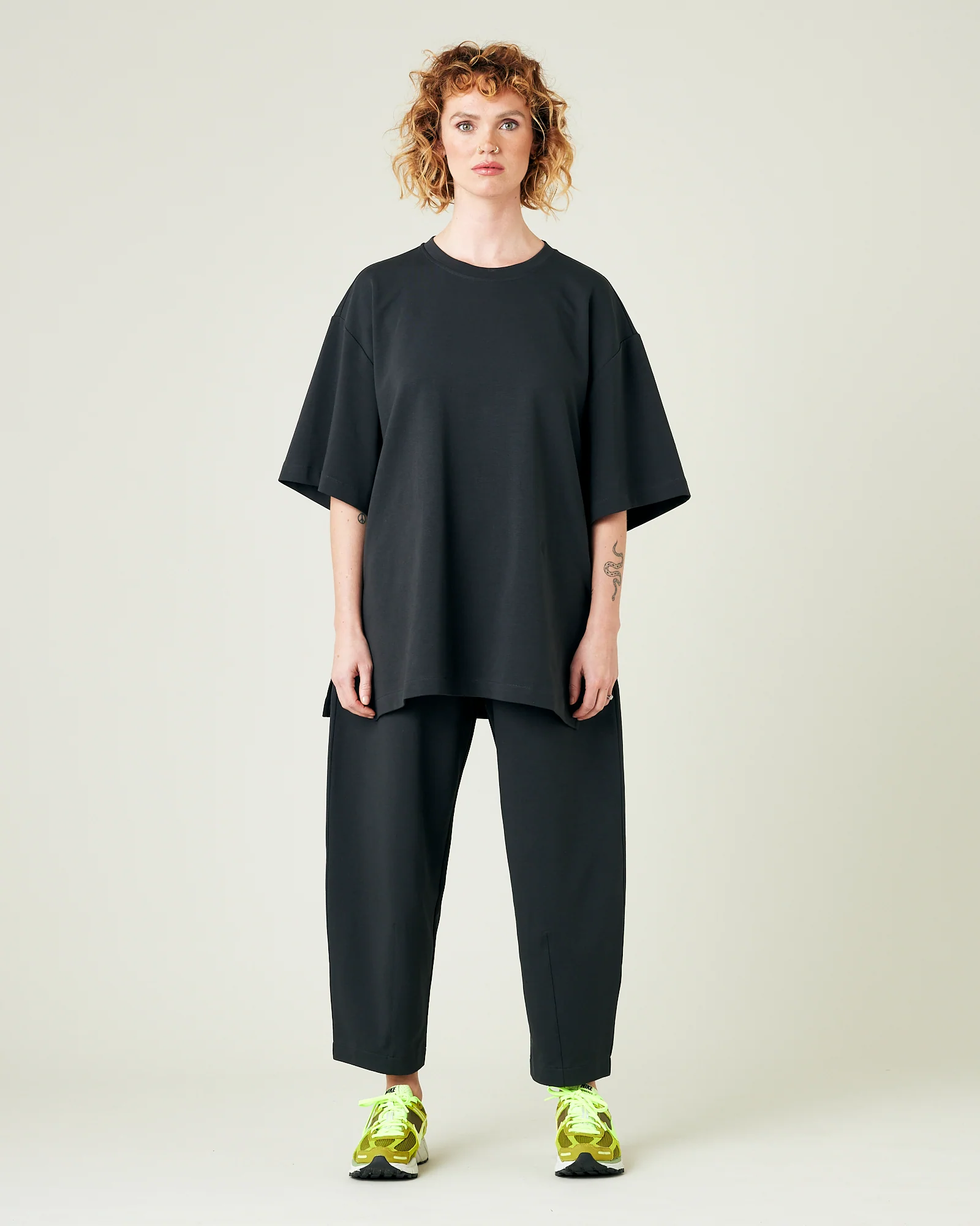 Huxley Slate Cotton Jersey Trousers - Image 18