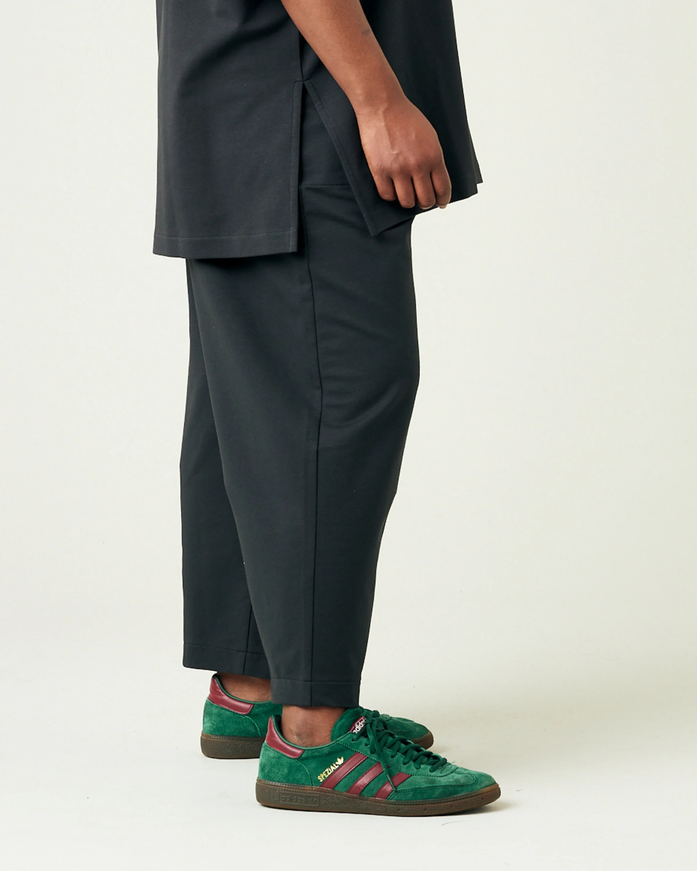 Huxley Slate Cotton Jersey Trousers - Image 4