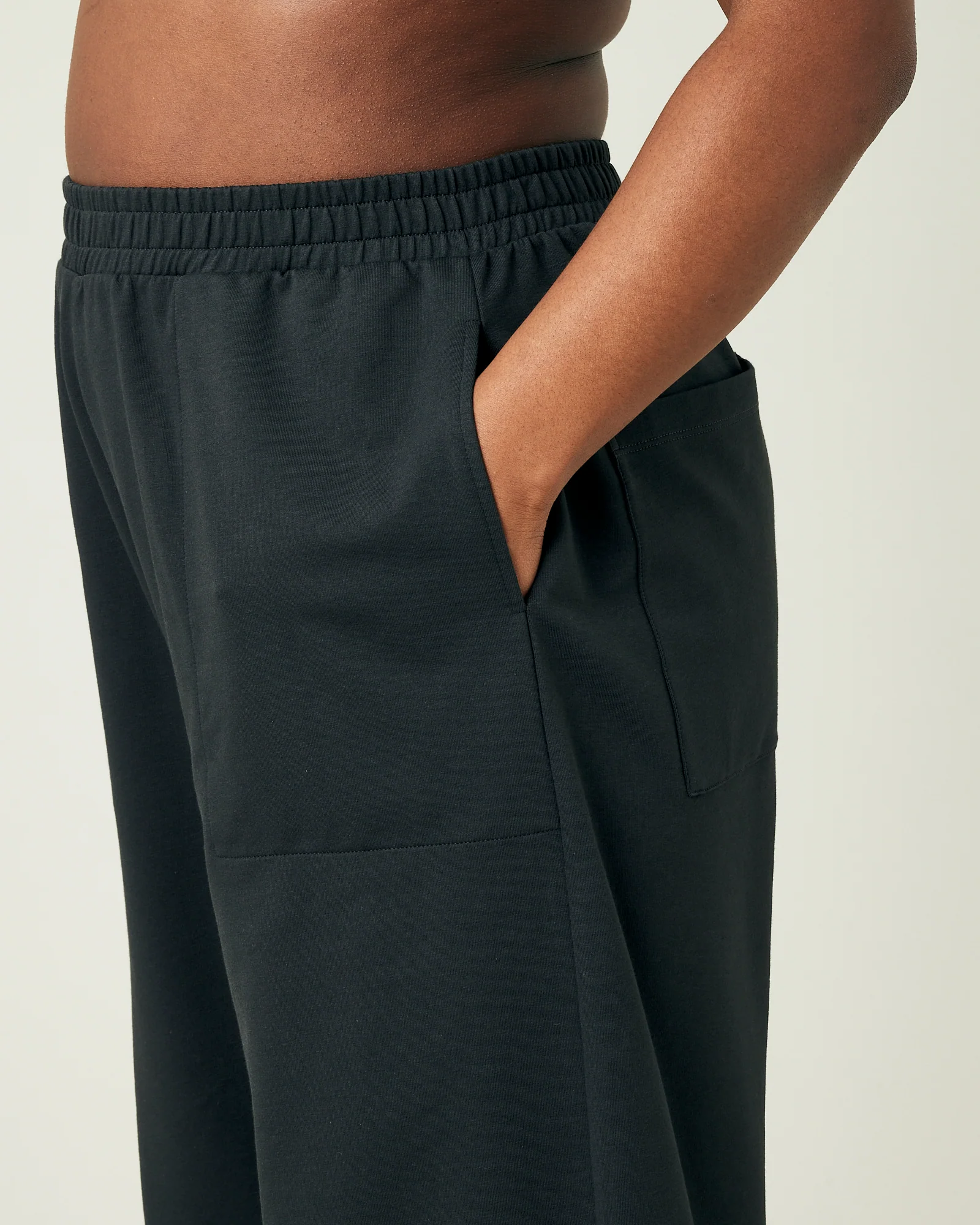 Huxley Slate Cotton Jersey Trousers - Image 9