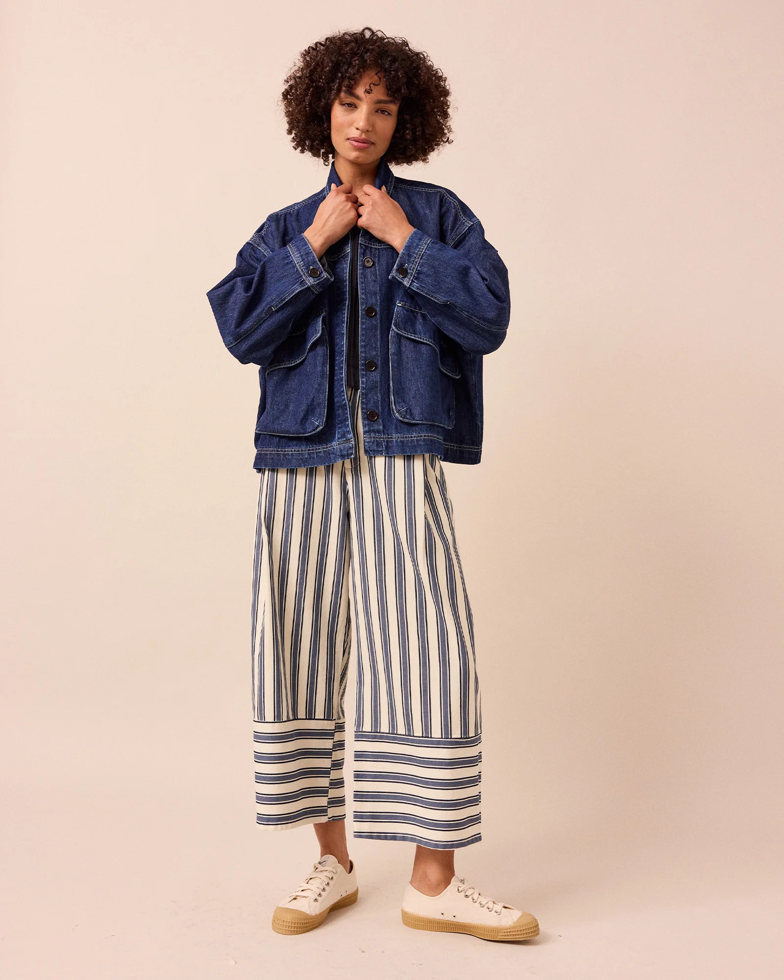 Kitty Dark Wash Denim Jacket - Image 3