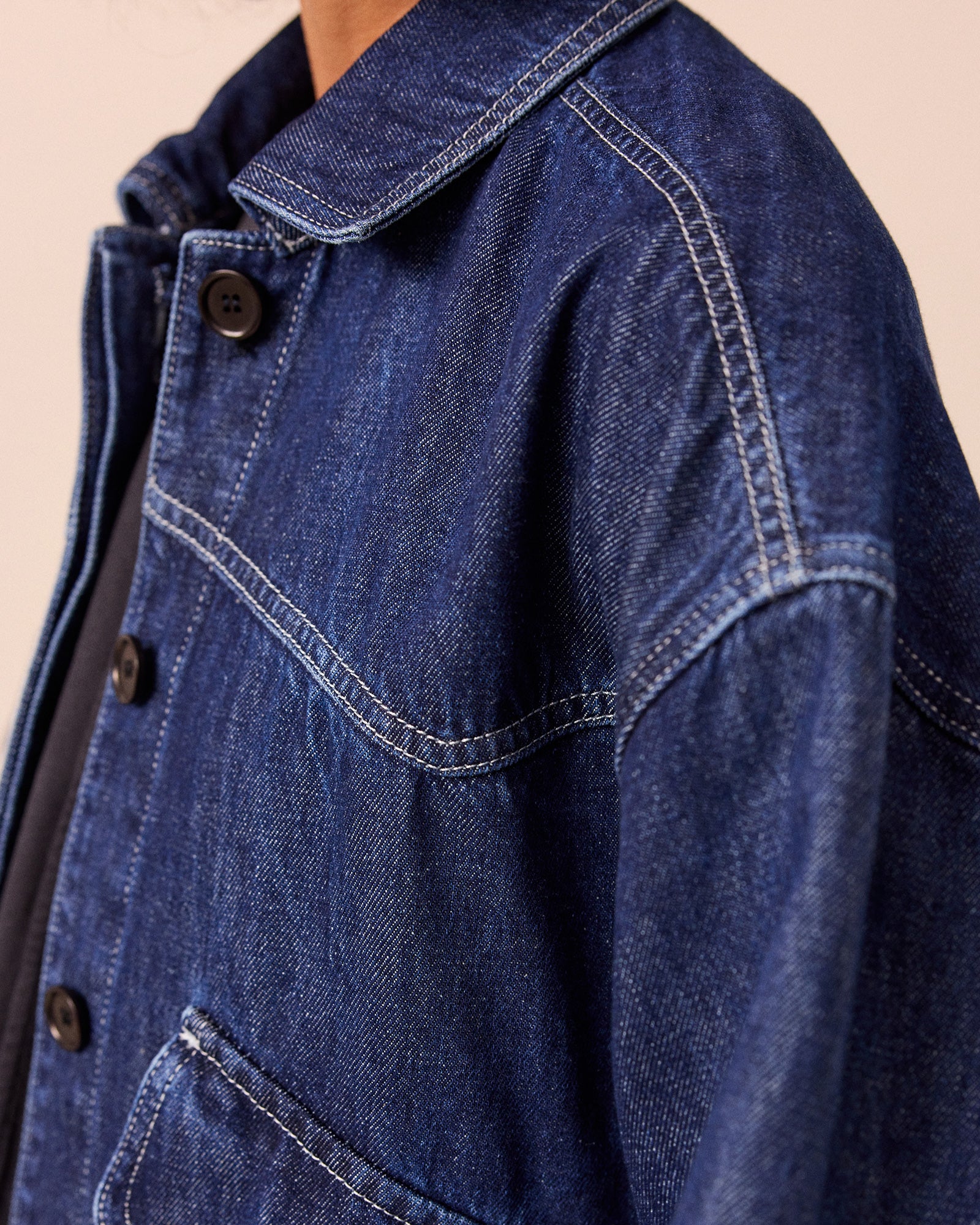 Kitty Dark Wash Denim Jacket - Image 6