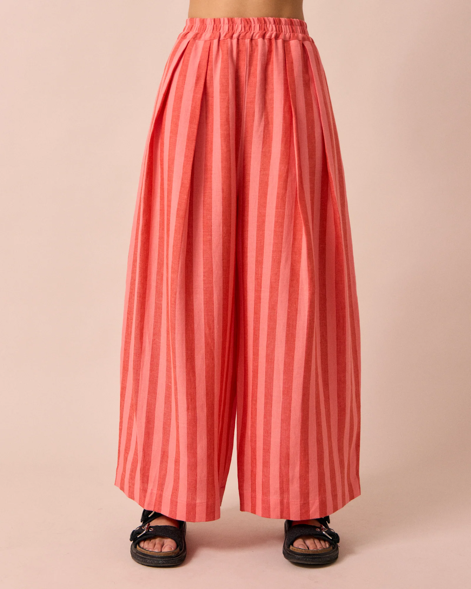 Layne Sorbet Stripe Linen Trousers - Image 3