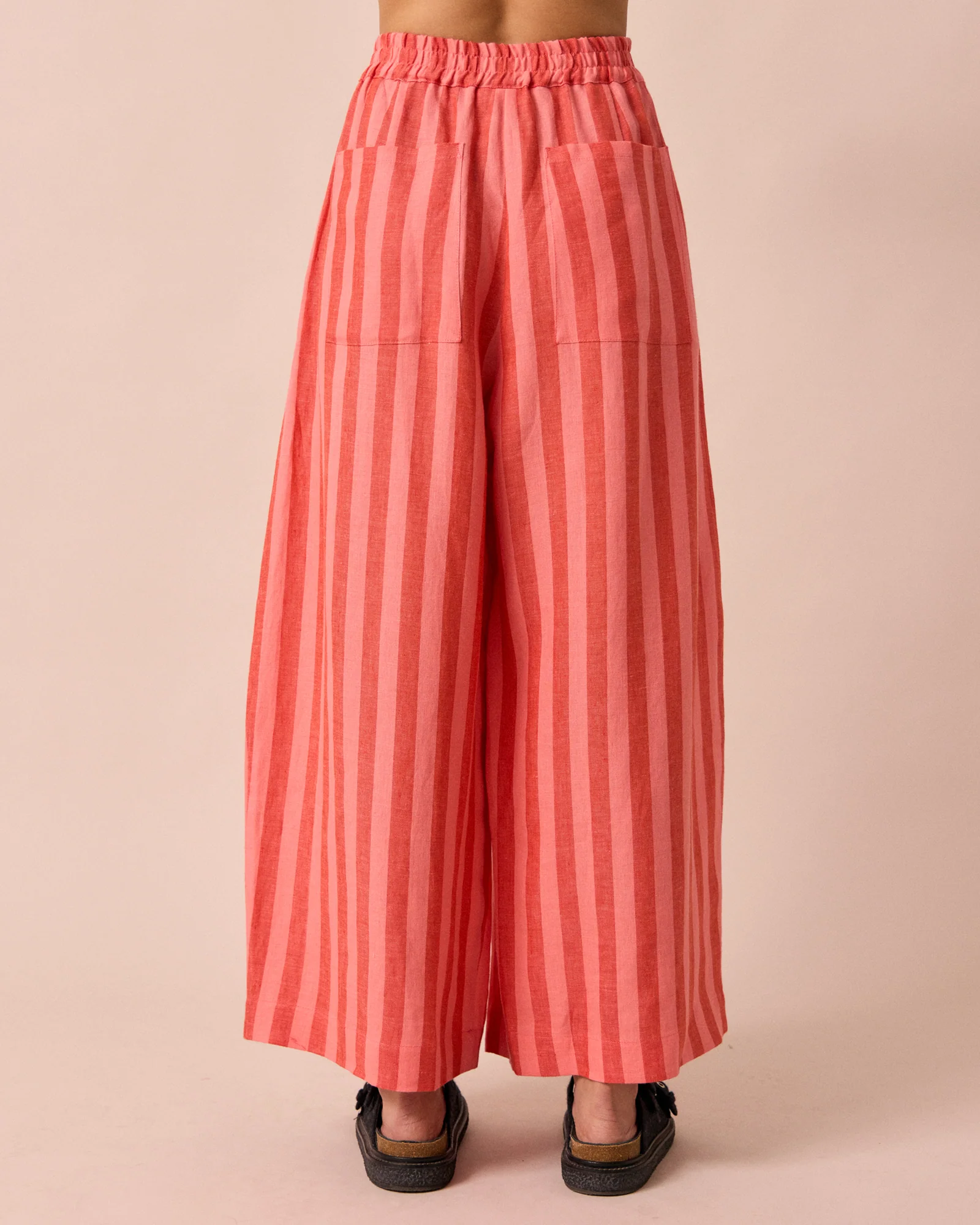 Layne Sorbet Stripe Linen Trousers - Image 4