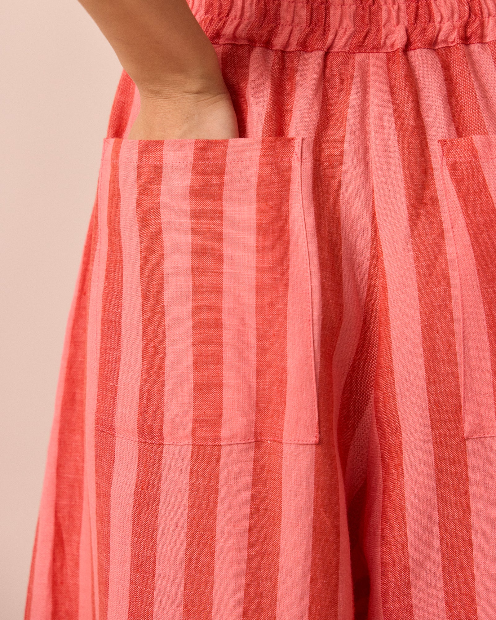 Layne Sorbet Stripe Linen Trousers - Image 5