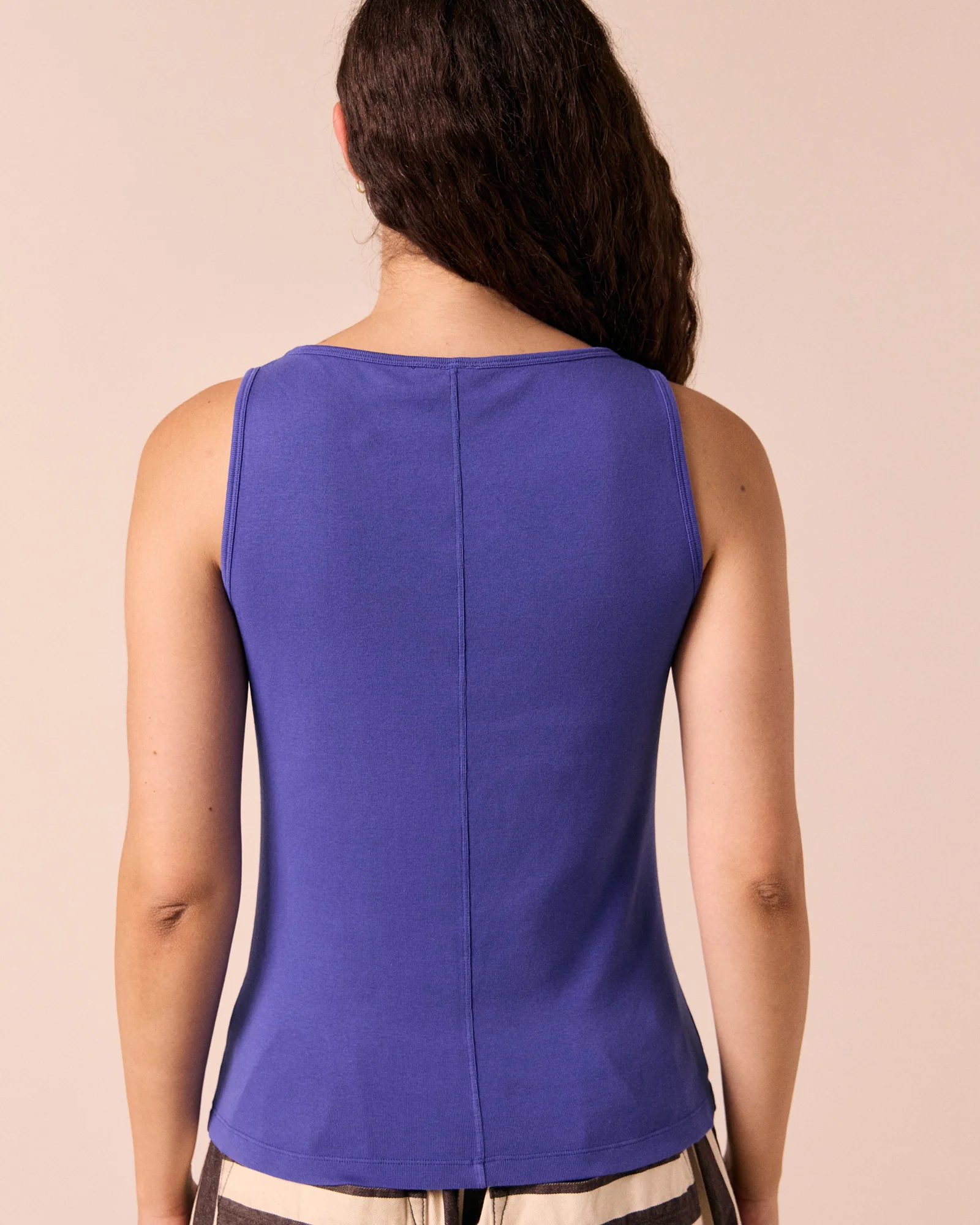 Liana Cobalt Blue Jersey Top - Image 4