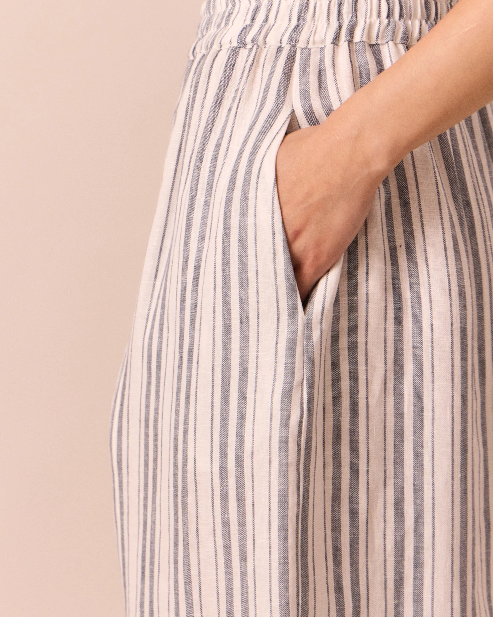 Mabel Sailor Stripe Linen Trousers - Image 5