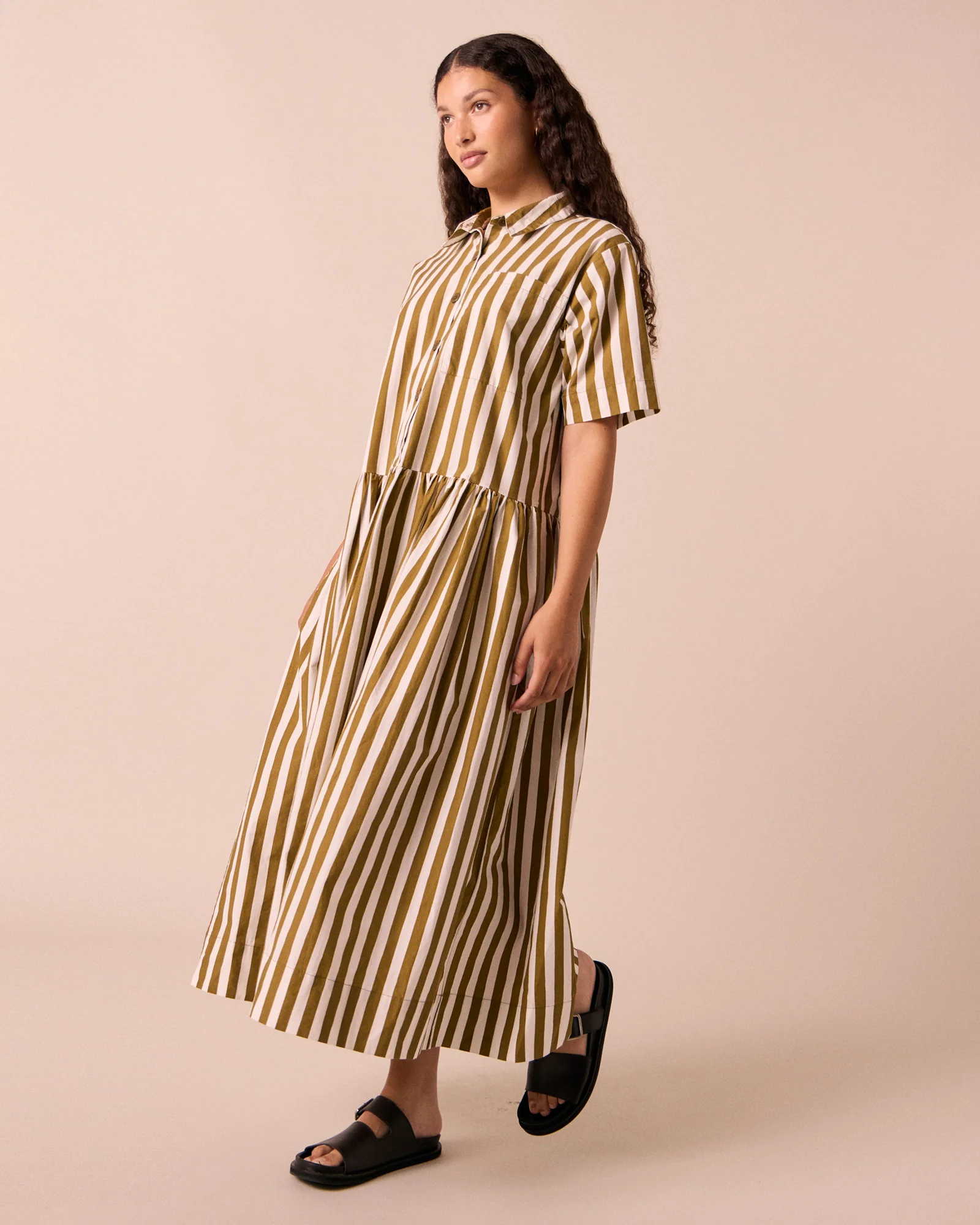 Nicky Dune Stripe Cotton Dress - Image 3