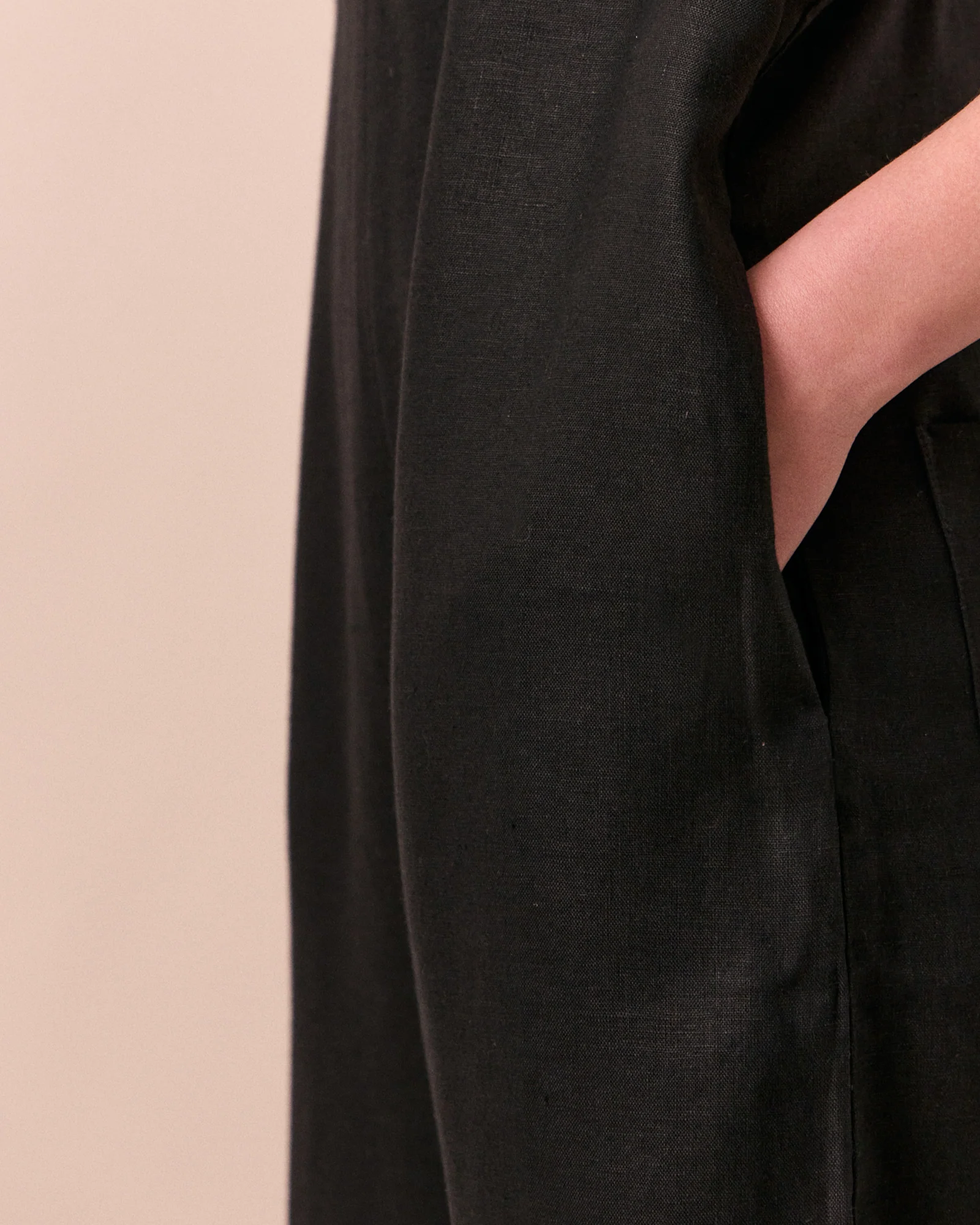 Ottie Black Linen Jumpsuit - Image 5
