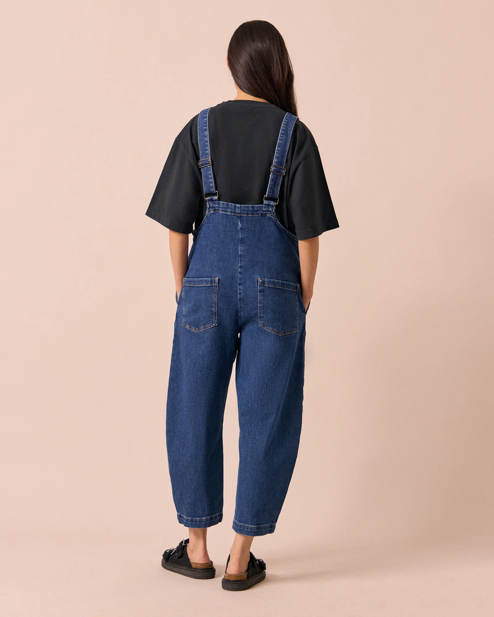 Ottie Mid Blue Denim Jumpsuit - Image 4