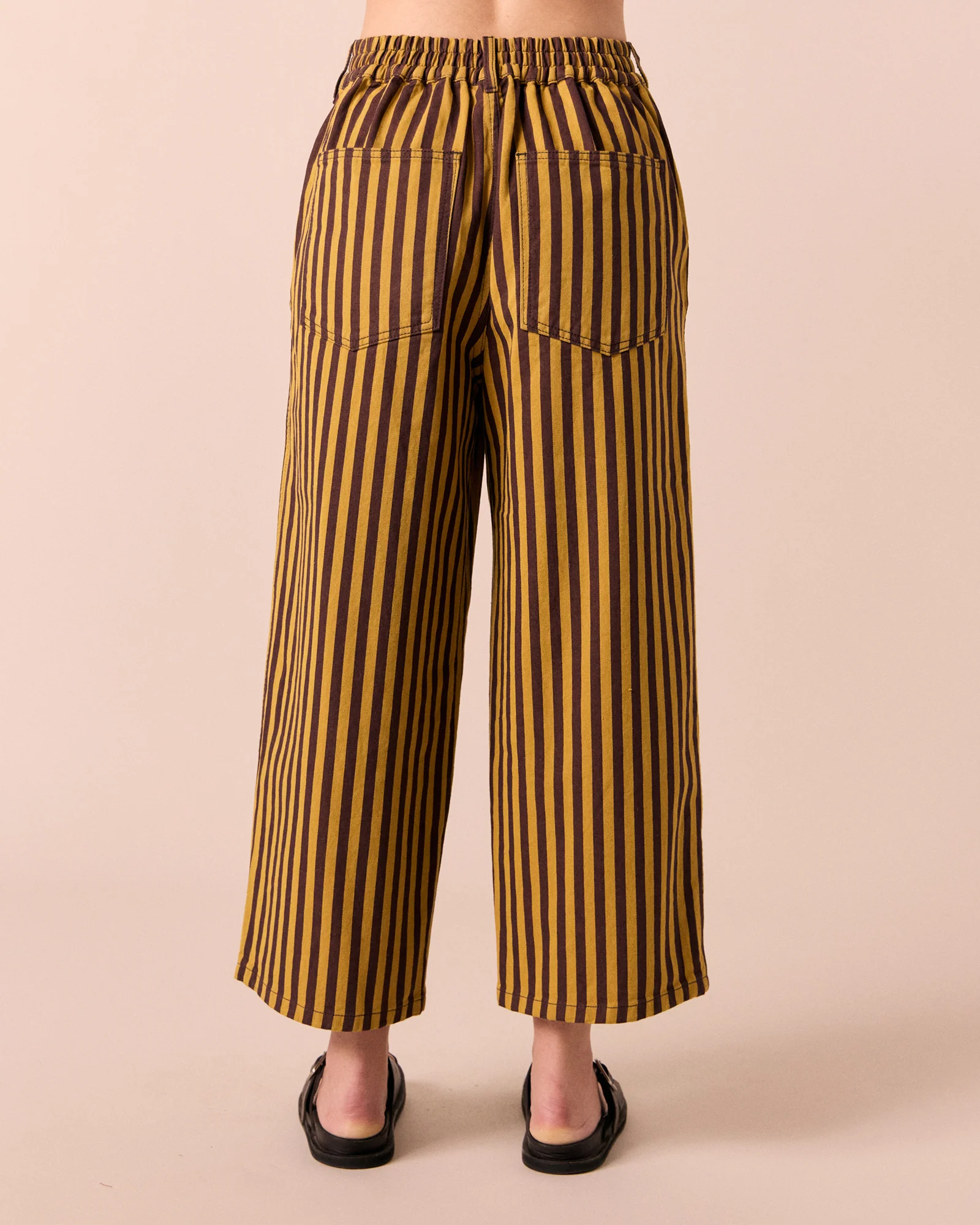 Tavi Saffron & Chocolate Stripe Denim Jeans - Image 5