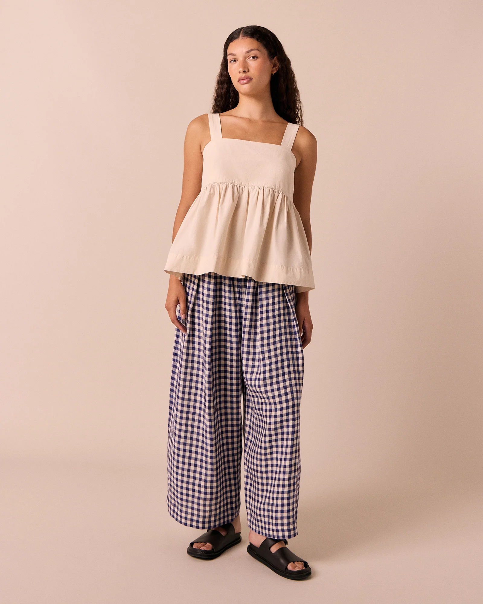 Zuri Bone Cotton Poplin Top - Image 4